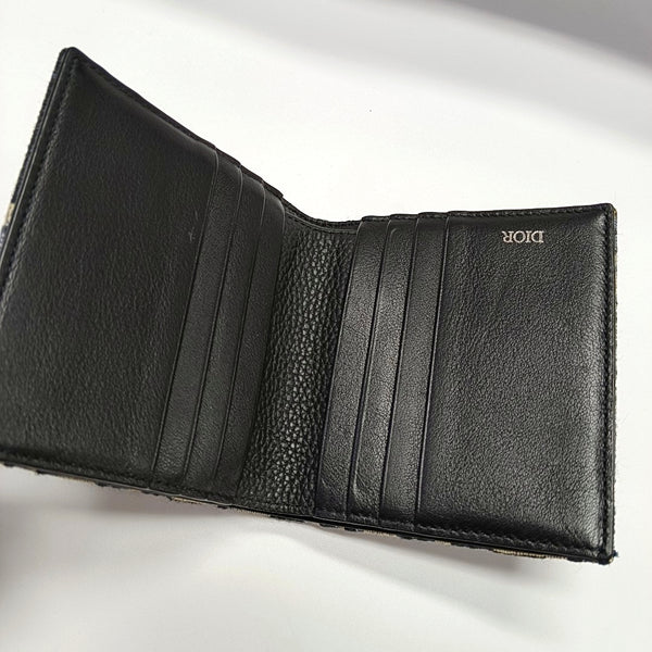 Oblique Canvas Wallet Blue