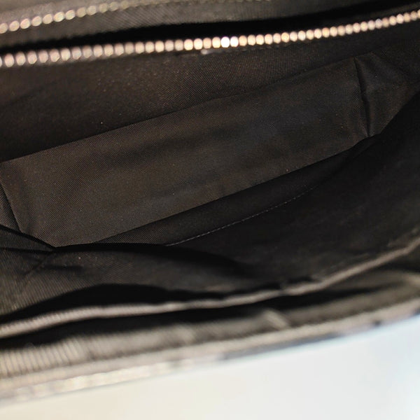 VOYAGER PM Monogram Coated Canvas Black