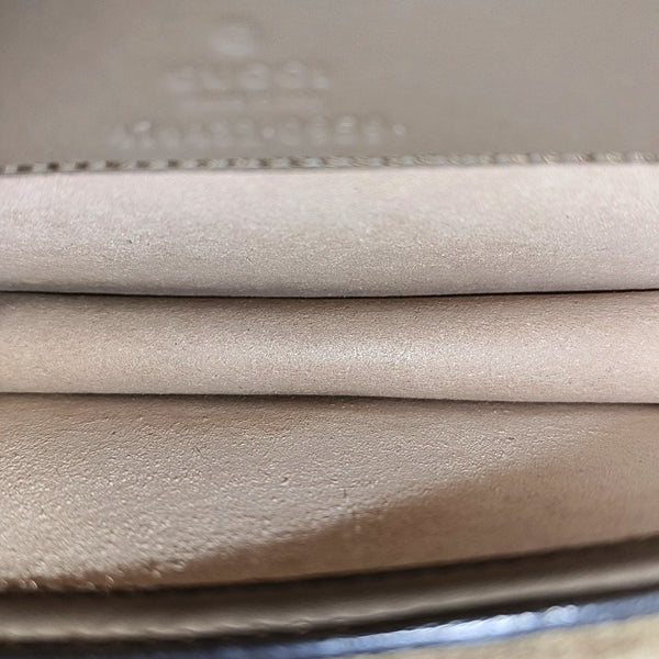 Dionysus Super Mini Monogram Coated Canvas Beige