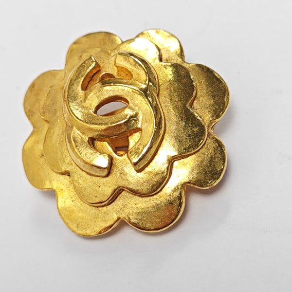 Metal Gold Clip On Earrings