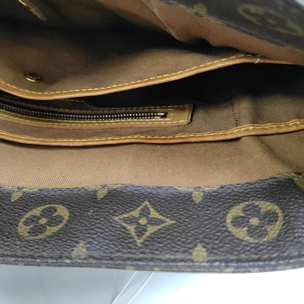 VINTAGE VAVIN GM Monogram Coated Canvas Brown