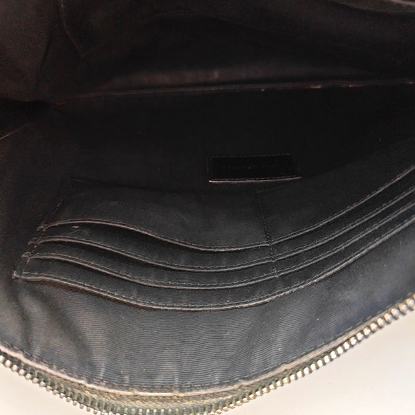 Calfskin Clutch Black