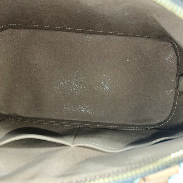 ALMA PM Monogram Coated Canvas Brown
