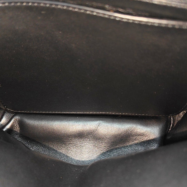 Quilted Lambskin Shoulder Bag Black
