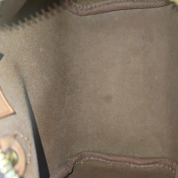 SPEEDY Nano Monogram Coated Canvas Brown