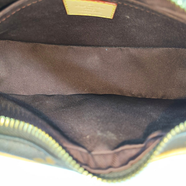 CROISSANT Monogram Coated Canvas Brown
