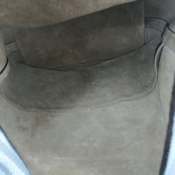 Canvas Top Handle Bag Beige