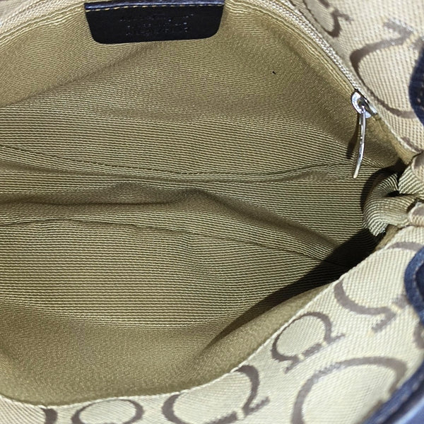 Canvas Top Handle Bag Brown