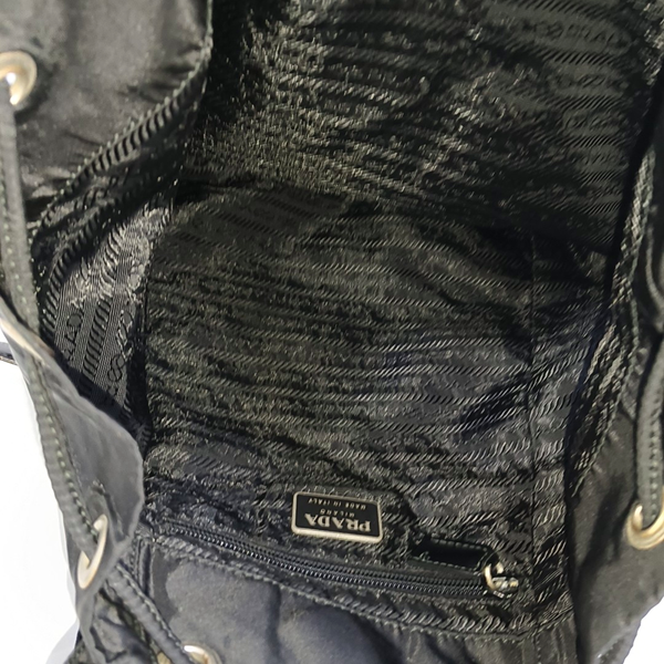 Nylon Backpack Black