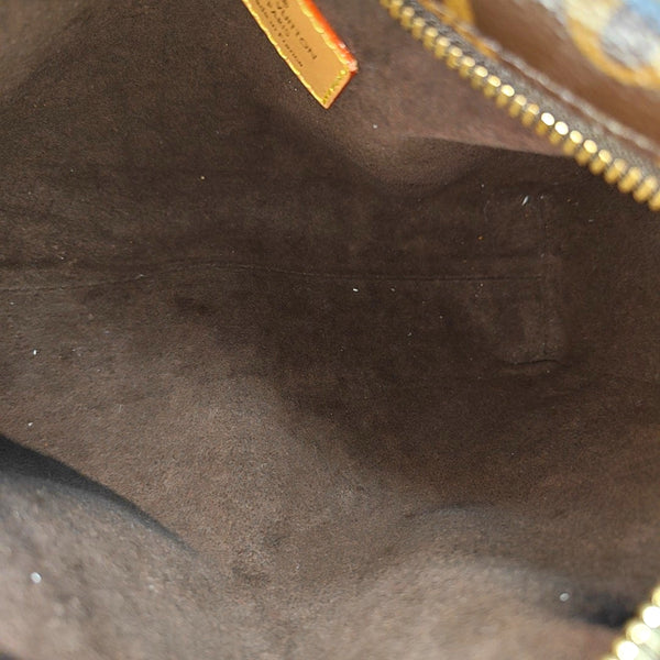 SIDE TRUNK MM Monogram Coated Canvas Brown