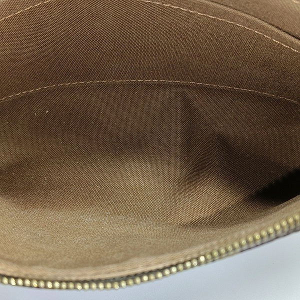 ACCESSOIRES Monogram Coated Canvas Brown