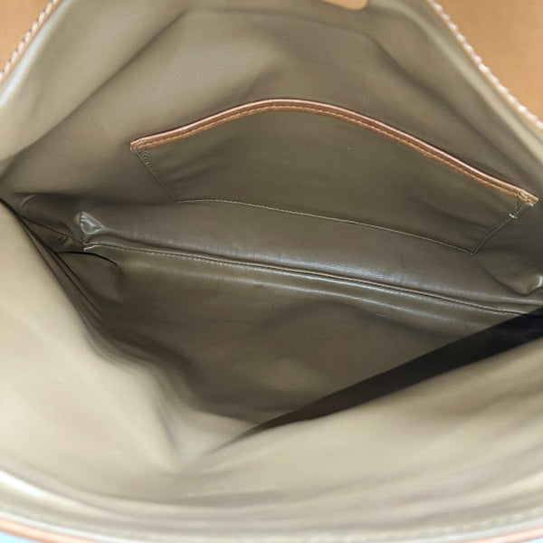 MACADAM CLUTCHES Coated Canvas Beige