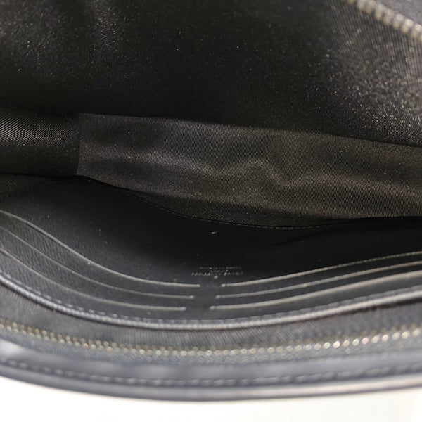 Pochette Voyag MM Monogram Coated Canvas Black