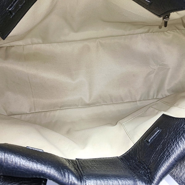 Leather Tote Bag Black