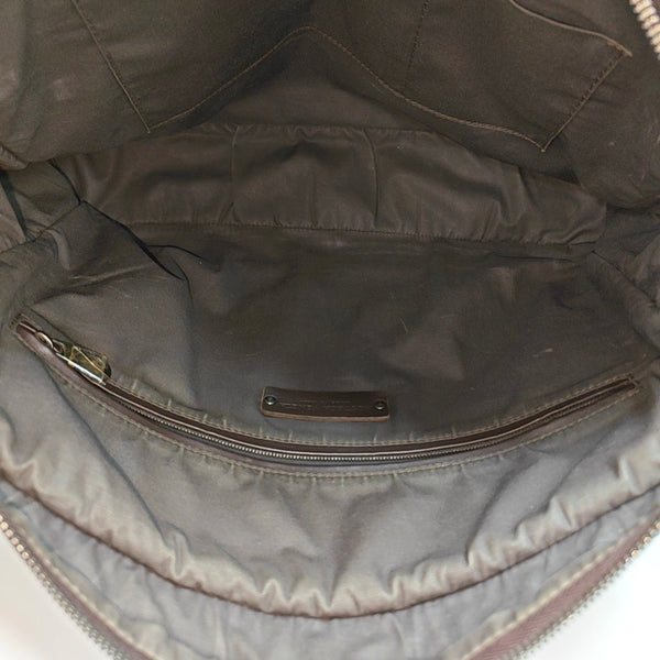 Calfskin Shoulder Bag Brown