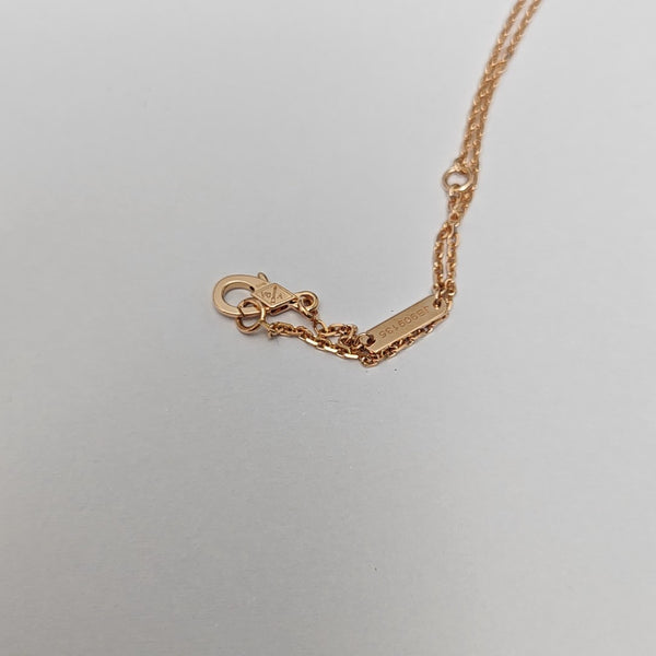 Vintage Alhambra 18k Rose Gold Necklace