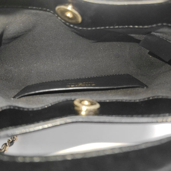 CHANEL 31 Quilted Waxed Cafskin Black
