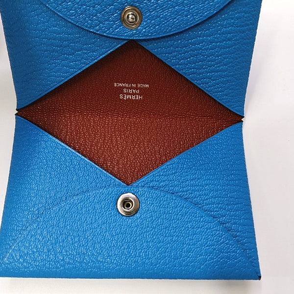 Calvi Chèvre Mysore Blue Card Holder