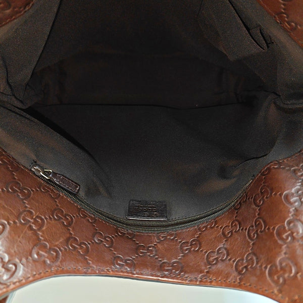 Monogram Canvas Top Handle Bag Brown