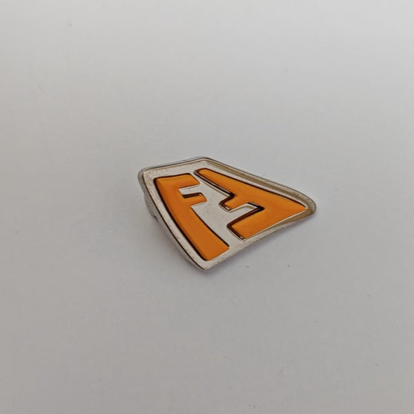 Metal Orange Clip On Earrings
