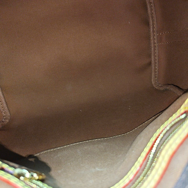 SPEEDY 25 Monogram Coated Canvas Brown