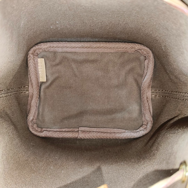 NÉONOÉ Nano Monogram Coated Canvas Brown