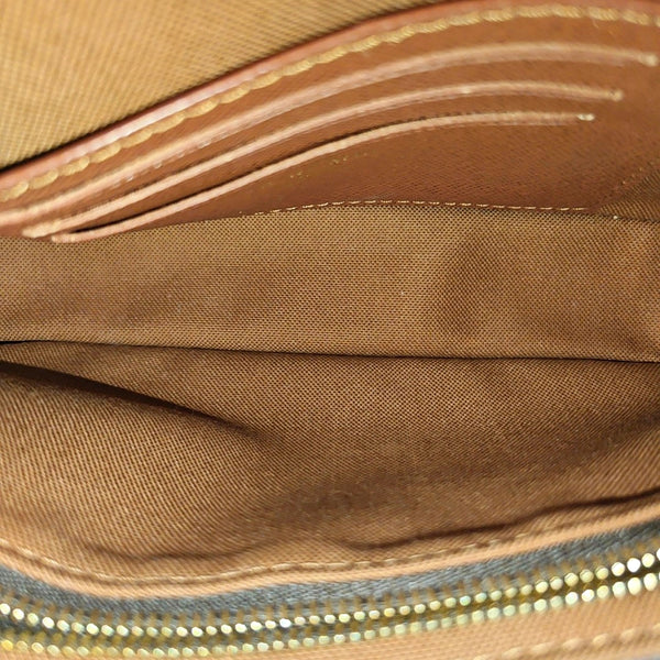 IVY Monogram Coated Canvas Brown