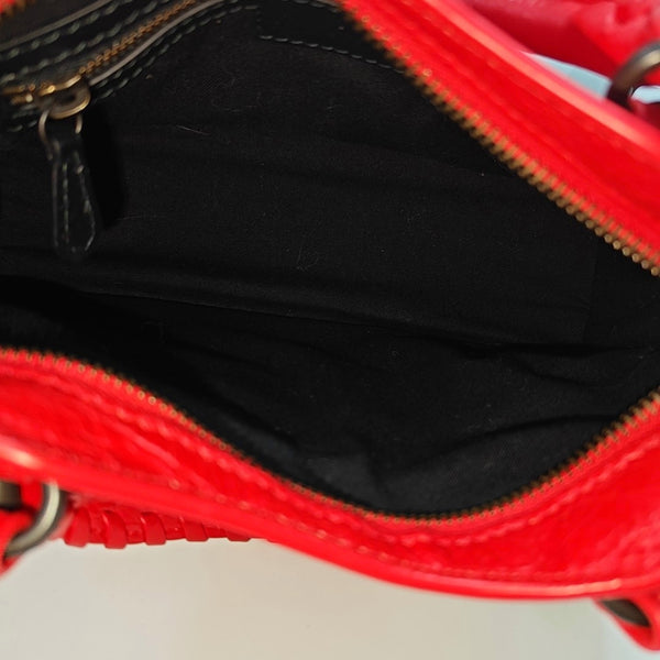 Classic City Mini Lambskin Red
