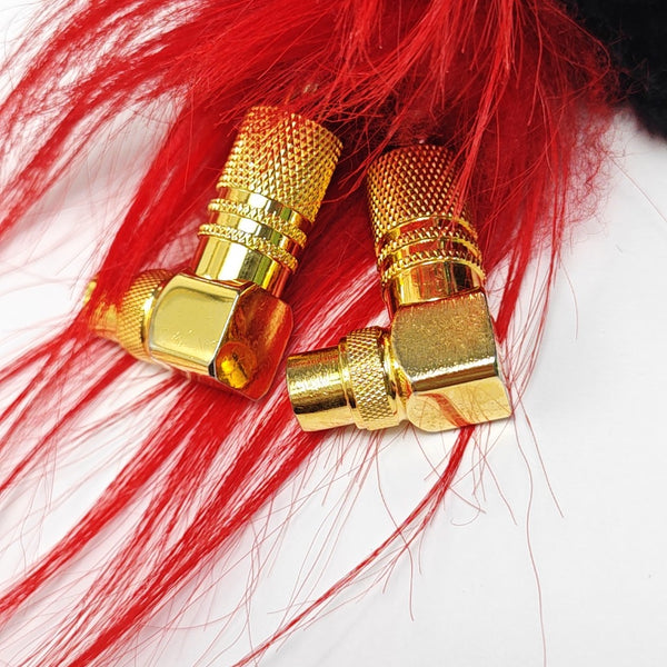 Fabric Bag Charm Red