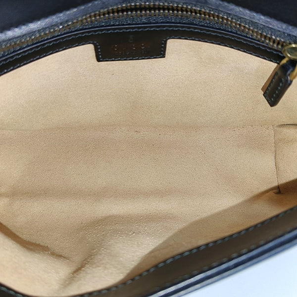 GG Marmont Medium Quilted Calfskin Black