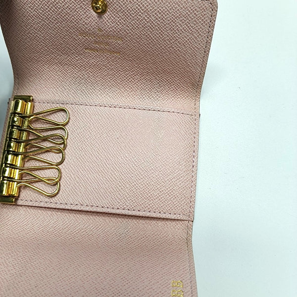Monogram Coated Canvas Key Pouch Brown