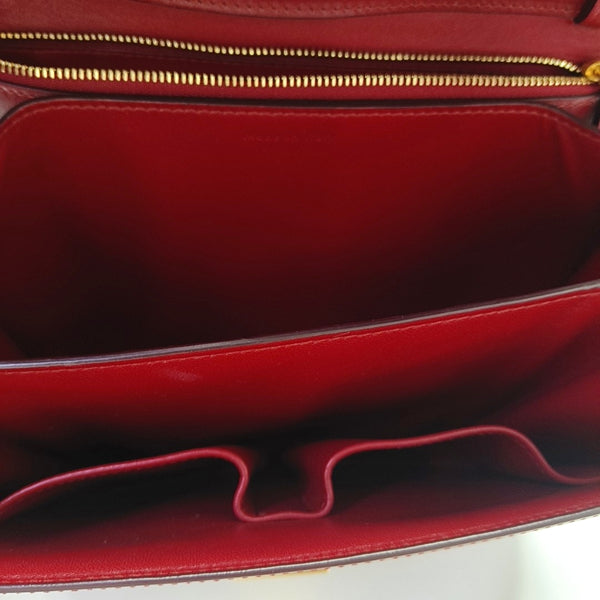 CLASSIC BOX Medium Calfskin Red