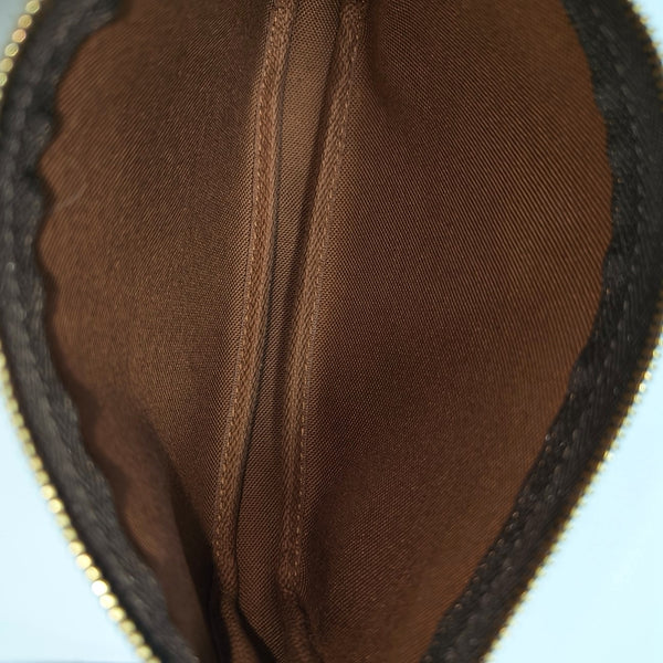 ACCESSOIRES MM Monogram Coated Canvas Brown