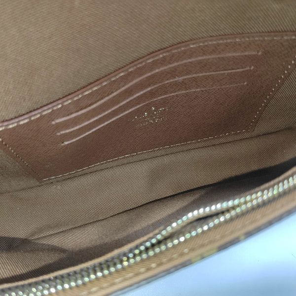 IVY Monogram Coated Canvas Brown
