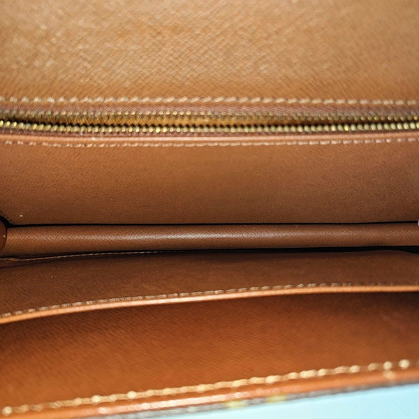 DAME GM Monogram Coated Canvas Brown