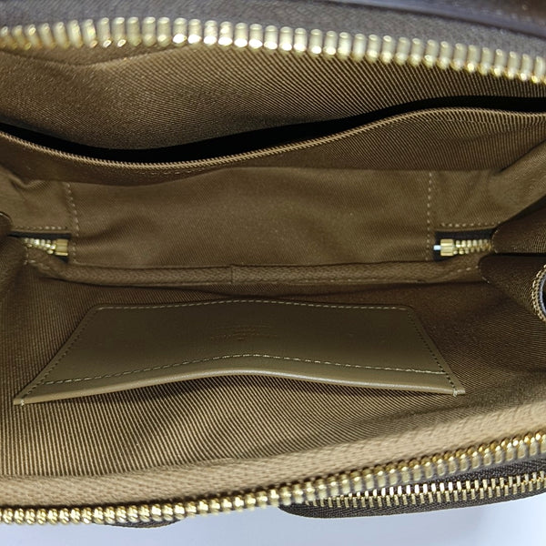 UTILITY Monogram Coated Canvas Brown