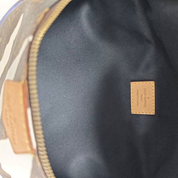 BUMBAG Monogram Coated Canvas Brown