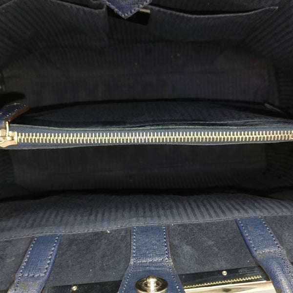 2 Jours Medium Calfskin Blue
