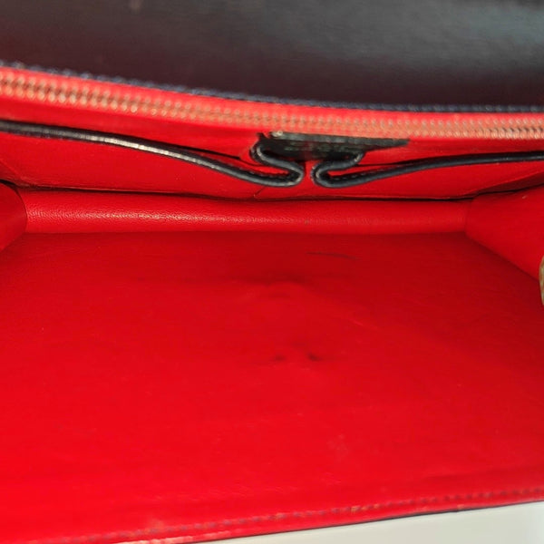Calfskin Shoulder Bag Blue