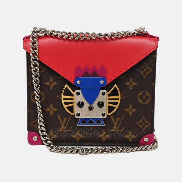 TRIBAL MASK PM Monogram Coated Canvas Brown