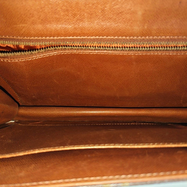 DAME GM Monogram Coated Canvas Brown