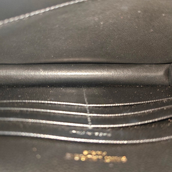 MONOGRAM WOC Chevron Calfskin Black