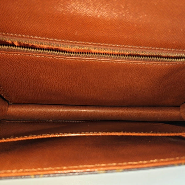 DAME GM Monogram Coated Canvas Brown