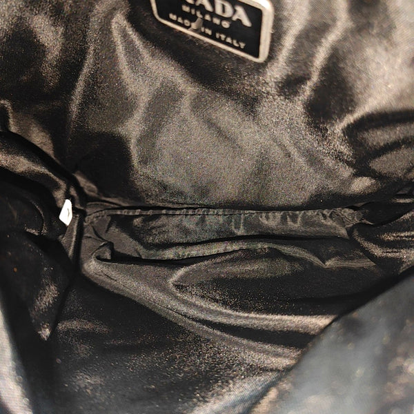 Nylon Shoulder Bag Black
