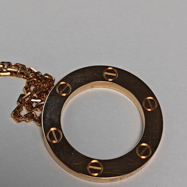 LOVE 18k Rose Gold Necklace