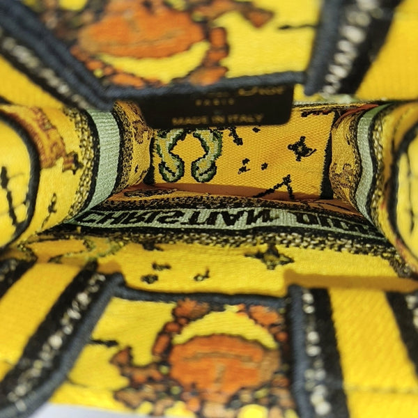 Book Tote Mini Canvas Yellow