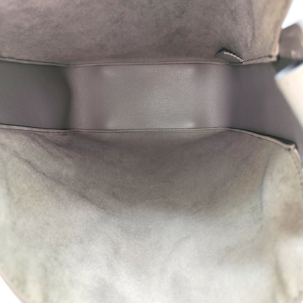 Calfskin Shoulder Bag Gray