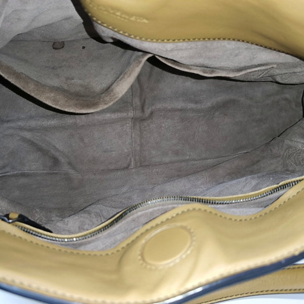 Lambskin Shoulder Bag Brown