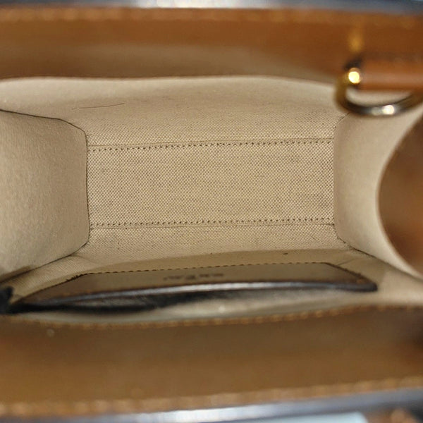 Retro Mini Monogram Coated Canvas Beige