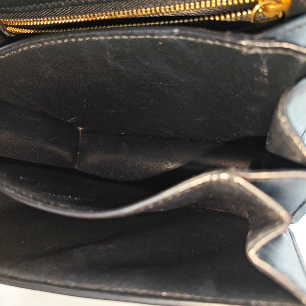 Authenticated pre-owned CLASSIC BOX Mini Calfskin Black - Shoulder Bag at Looply